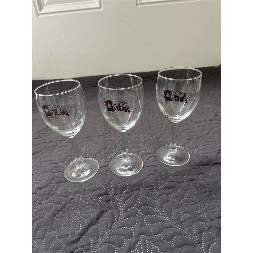 MESSINA HOF Set Of 3 Texas Hill Country Wine (Wine & Roses) Festival Vintage Bar